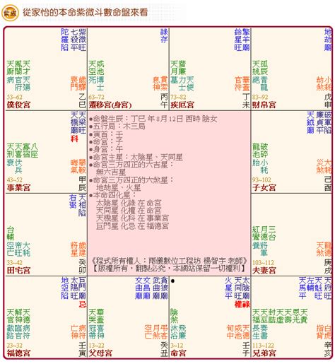 紫微斗數解釋免費